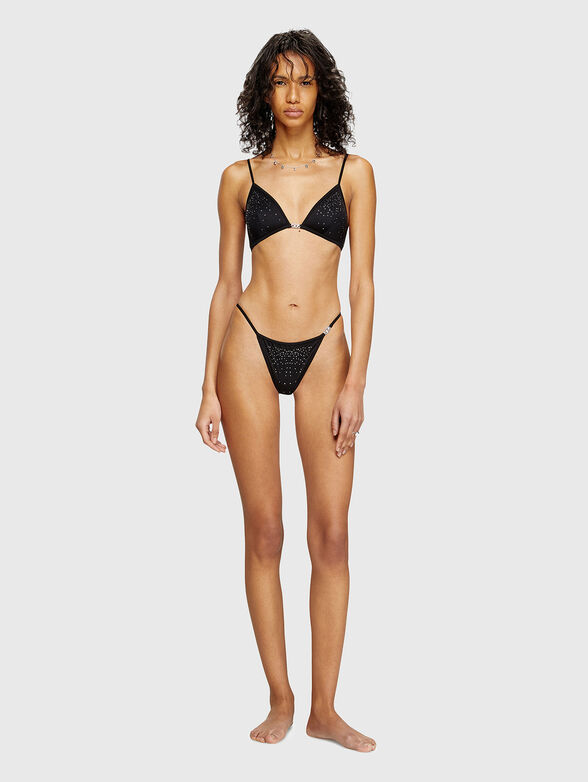 LUNA-DNM bra with rhinestones - 2