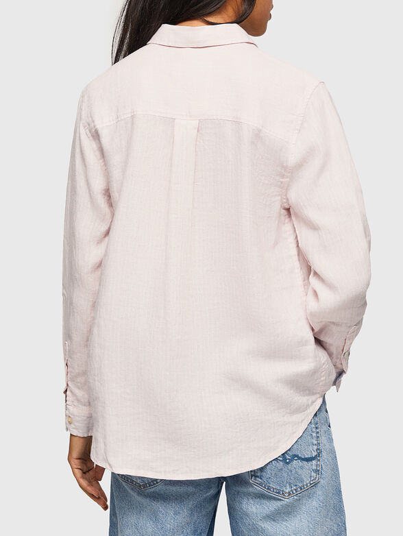 BARINELI shirt from linen blend - 3