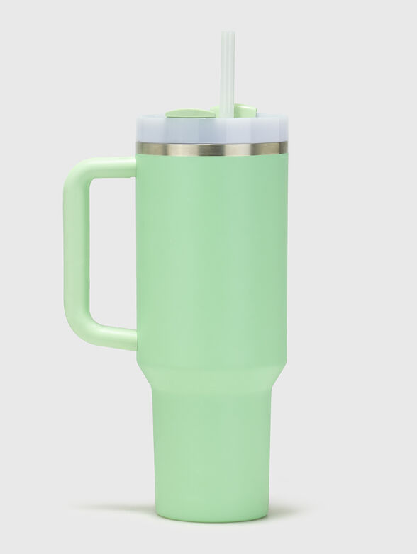 Insulated cup with a straw  - 2