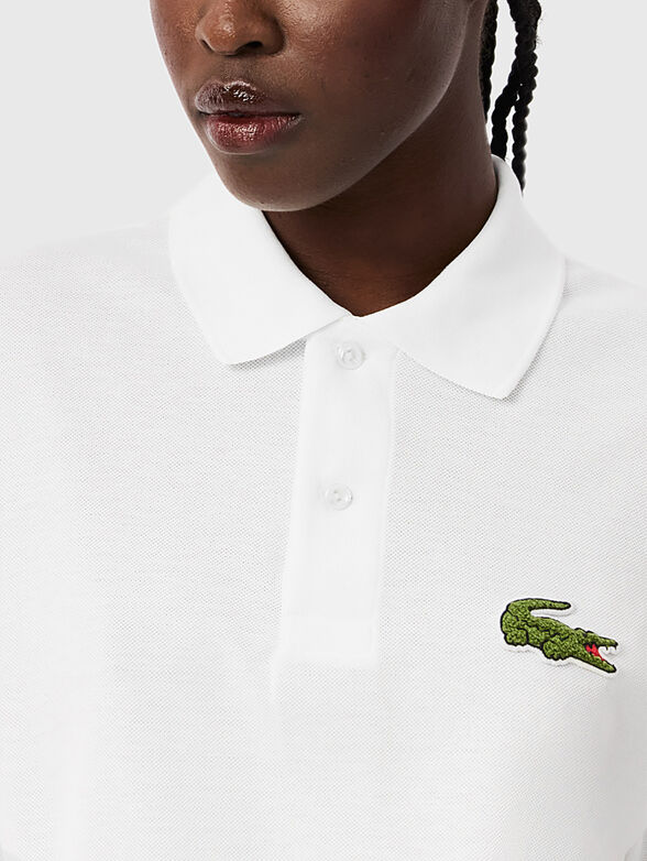 Unisex polo shirt in black - 4