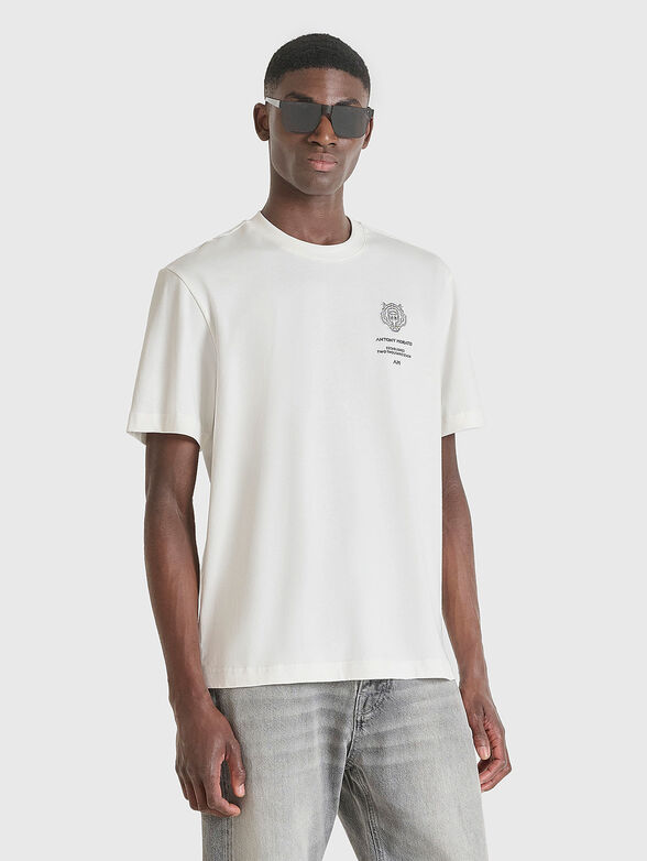 Black cotton T-shirt - 1