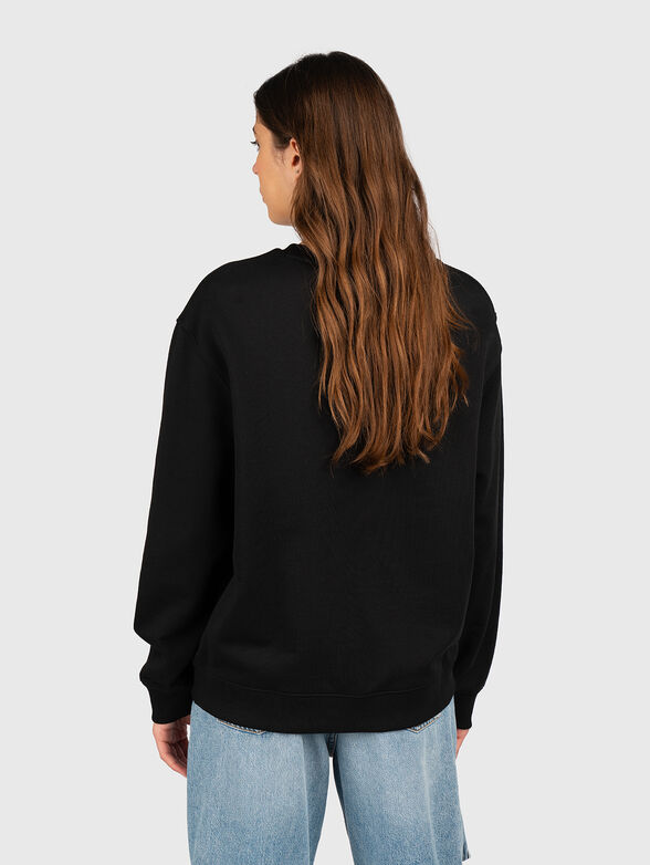 Oversized sweatshirt with logo print - 2
