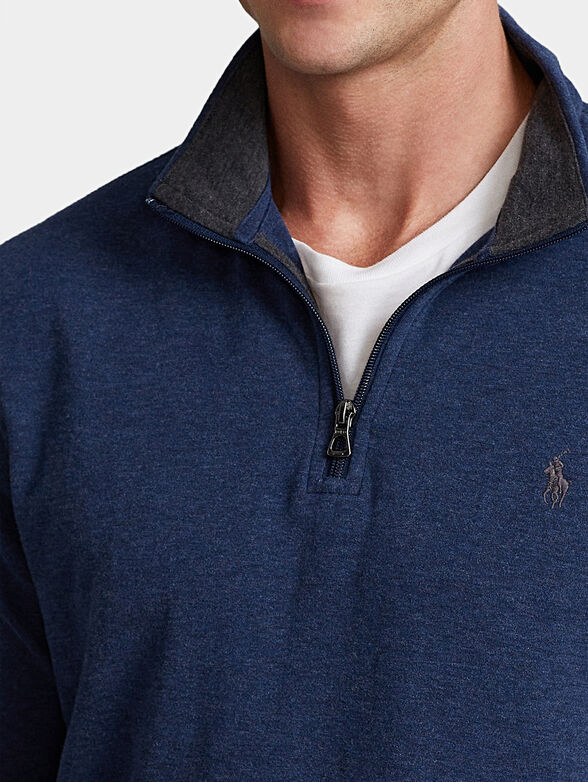 Sweater with logo embroidery - 3