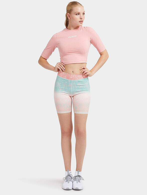 ALLISON cropped Т-shirt in black - 2