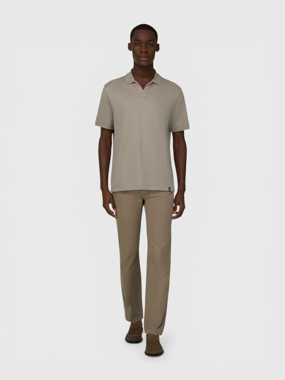 Short-sleeved cotton polo shirt - 2