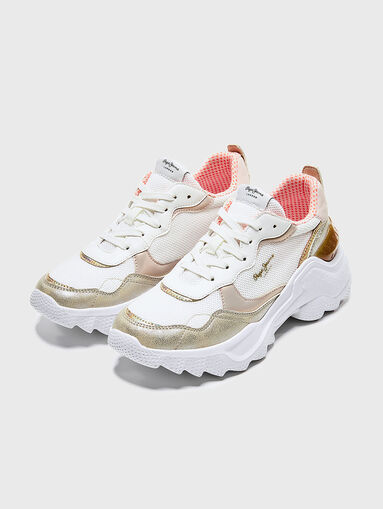 ECCLES TOP Sneakers with sparkling inserts - 4