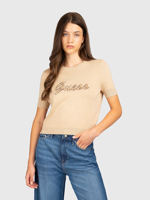 Short sleeve sweater