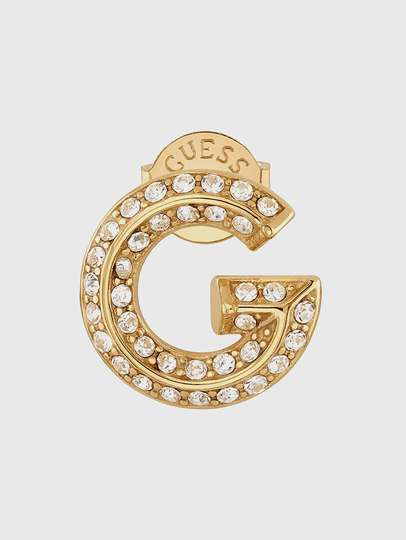 Earrings with rhinestones - 2