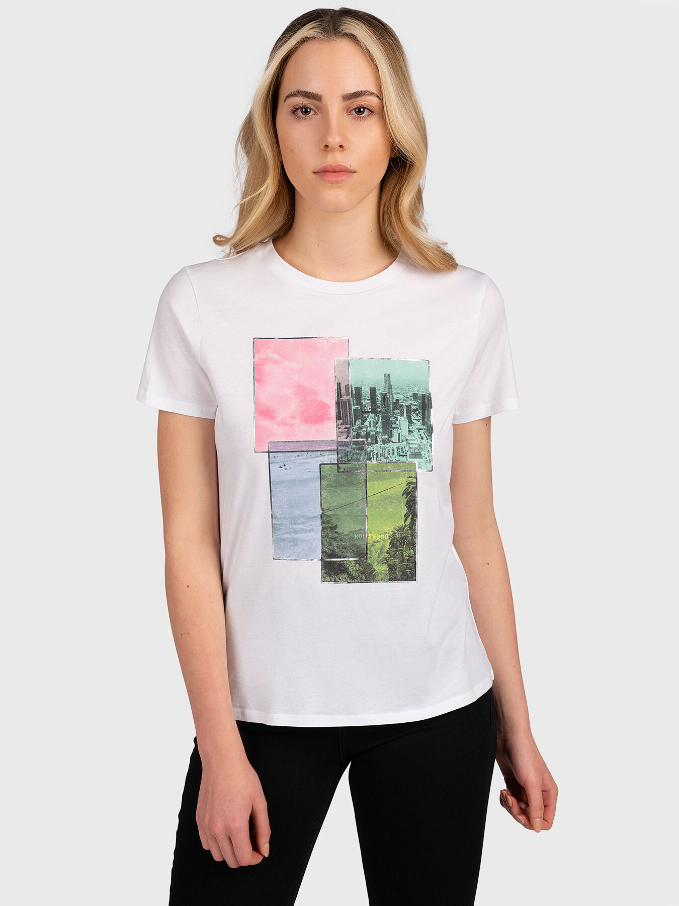 Guess multicolor t shop shirt