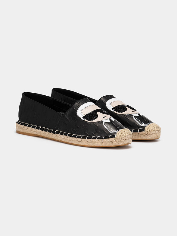 KAMINI Espadrilles with monogram logo print - 2