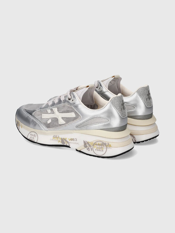 MOERUND 8084 silver sneakers - 3