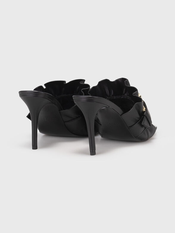 EMILY heeled slippers with gold accent  - 3