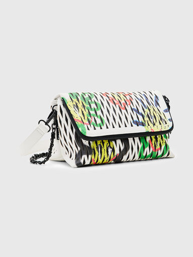 ARTY crossbody bag with multicolored print - 4