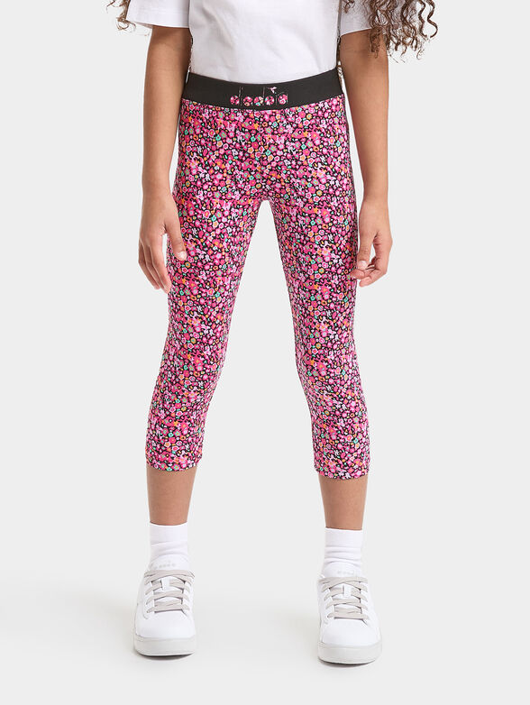 BLOSSOM black leggings with logo - 1