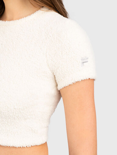CAMBRAI cropped T-shirt - 4