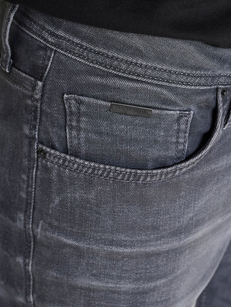 OZZY grey slim fit jeans - 3
