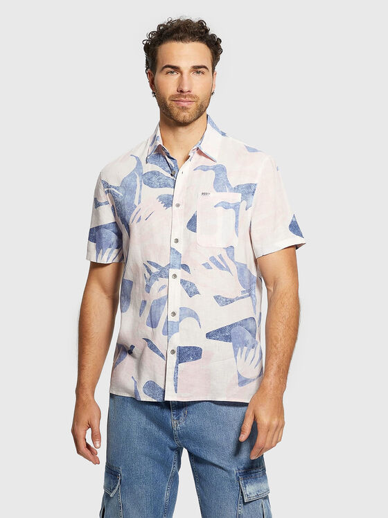 COLLIN shirt with abstract print - 1