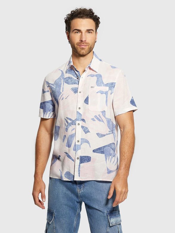 COLLIN shirt with abstract print - 1