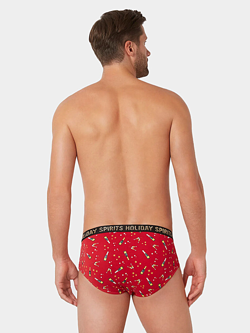 HELLO XMAS briefs with print - 3