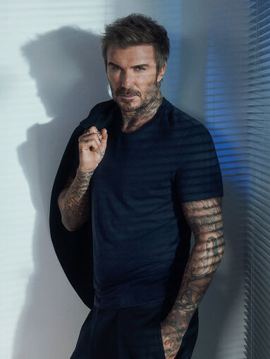BECKHAM x BOSS linen T-shirt - 5