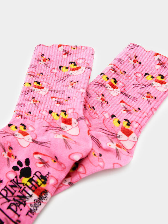 Socks with Pink Panther print - 4