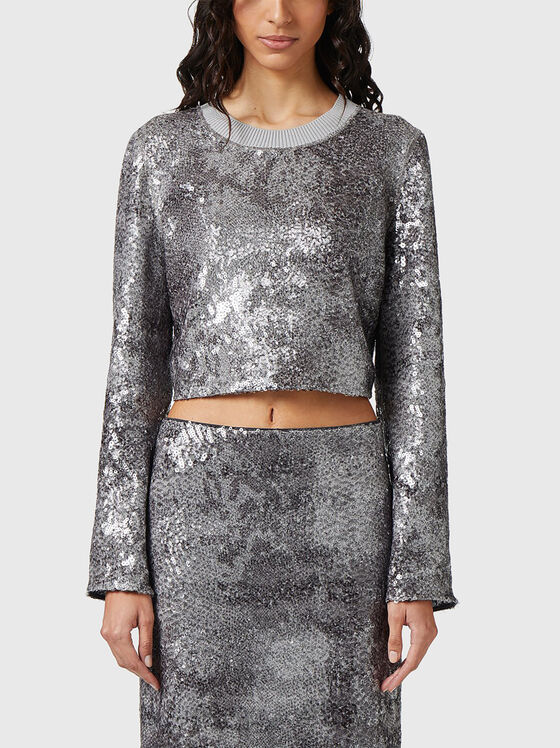 Блуза с пайети - 1