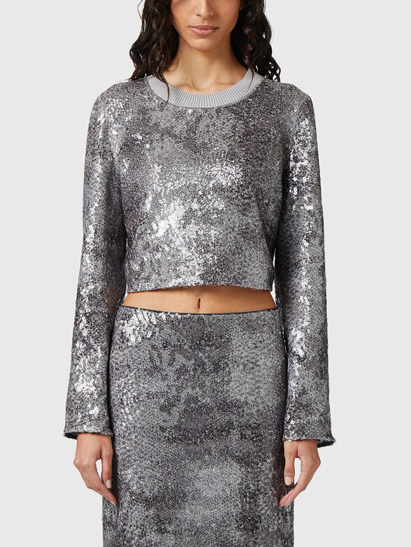 Blouse with sequins - 1