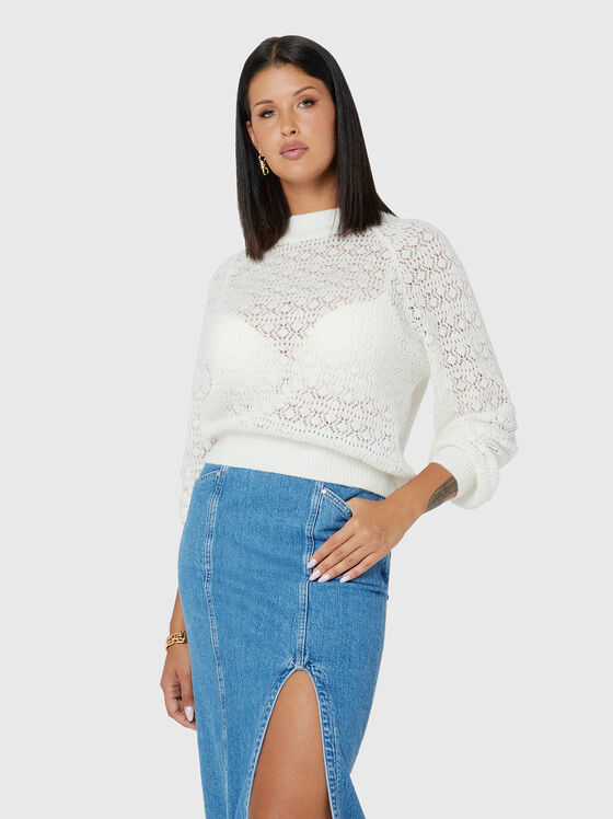 KENSLEY blue knitted sweater - 1