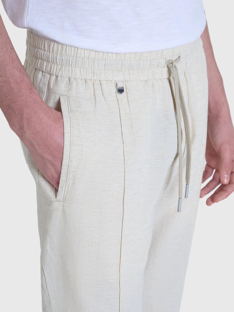 NATE trousers in linen blend - 3
