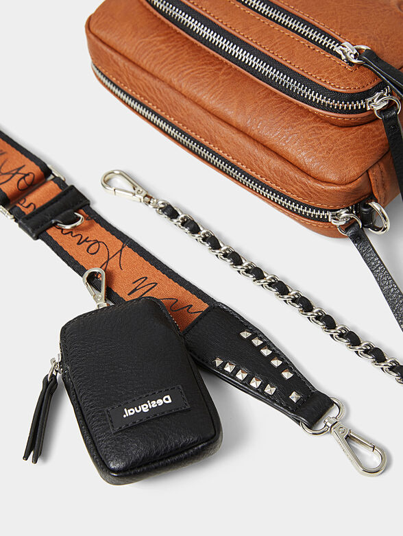 Crossbody bag with embossed logo - 5