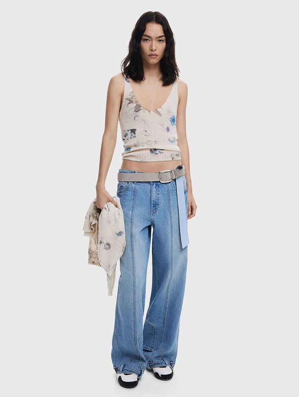 2-in-1 cardigan and knitted top  - 2