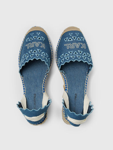 KAMINI black platform espadrilles - 5