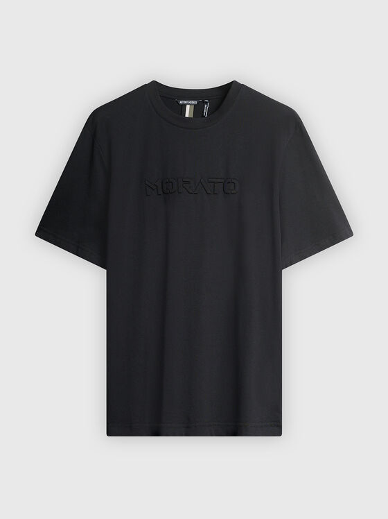 Embossed logo cotton T-shirt - 1
