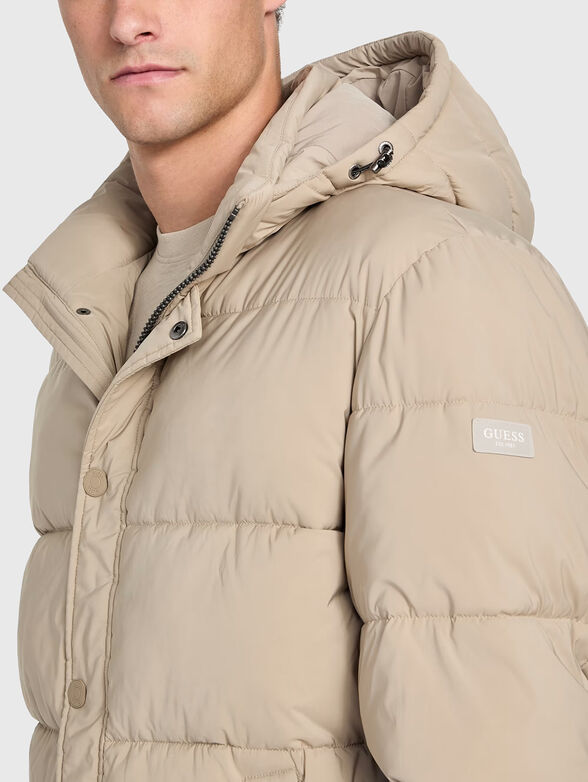 Hooded jacket with logo - 4