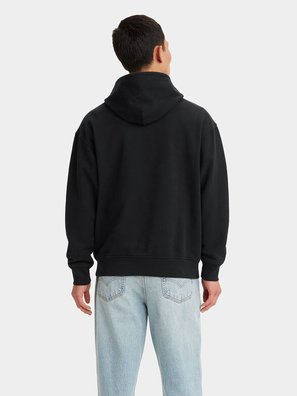 Levi&rsquo;s&reg; black cotton sweatshirt with logo accent - 2