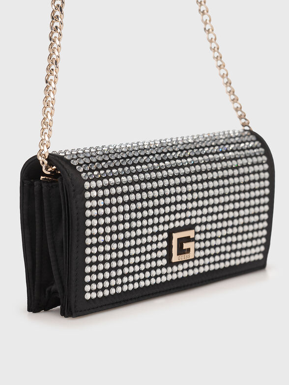 Clutch with rhinestone details - 5