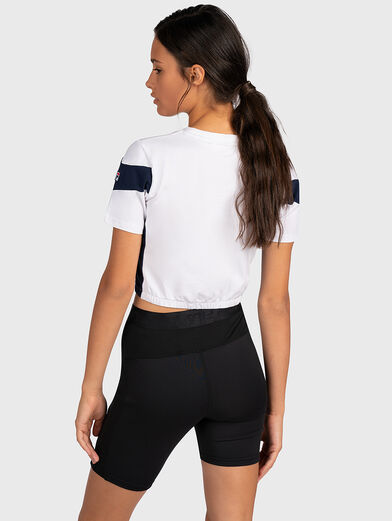 THAMINA cropped tee in black color - 4