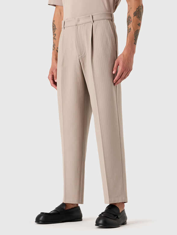 Beige trousers with an edge - 1