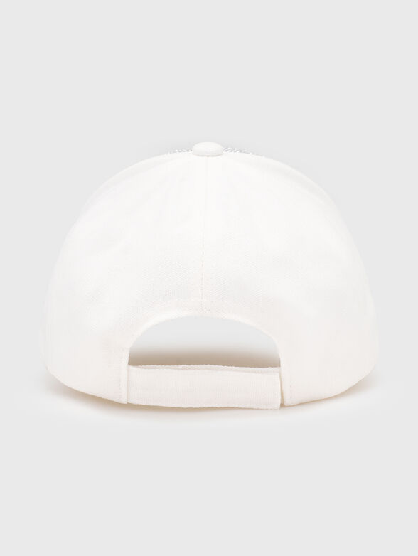 Baseball cap with logo rhinestones - 2
