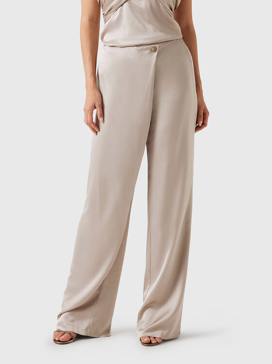 Панталон ARETHA с широки крачоли - 1