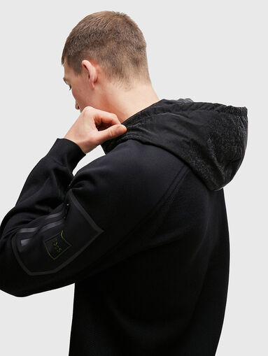 Black hooded sweatshirt  - 4