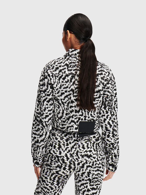 Denim jacket with print - 2