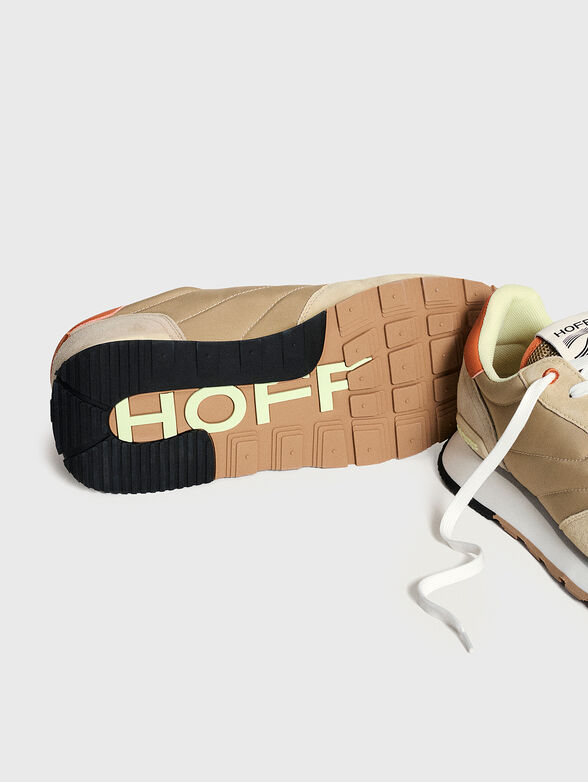 BENARES textile and suede sneakers - 5