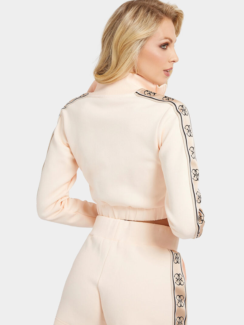 BRITNEY cropped sweatshirt with zip - 3