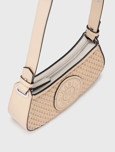 Small leather bag with logo - 5