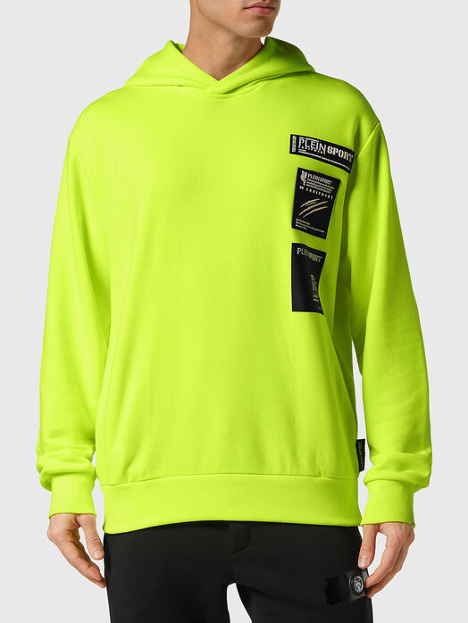 Sweatshirt with contrasting patch