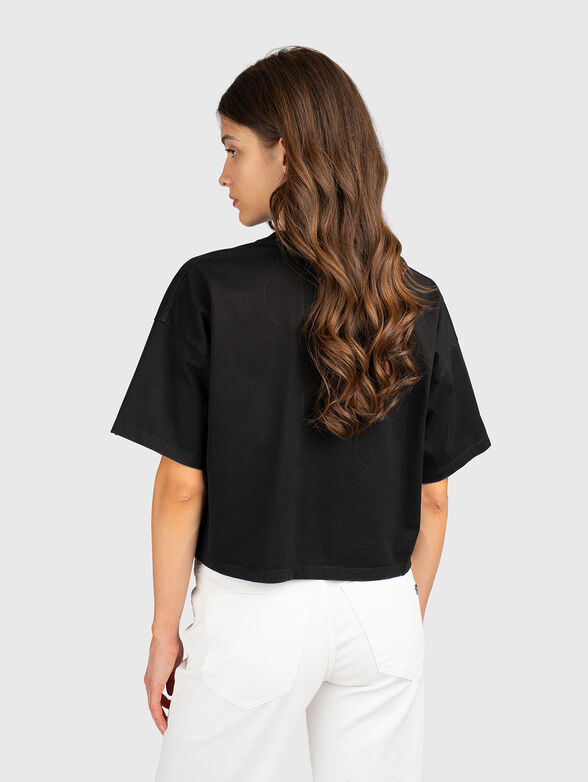 Cropped cotton T-shirt - 3