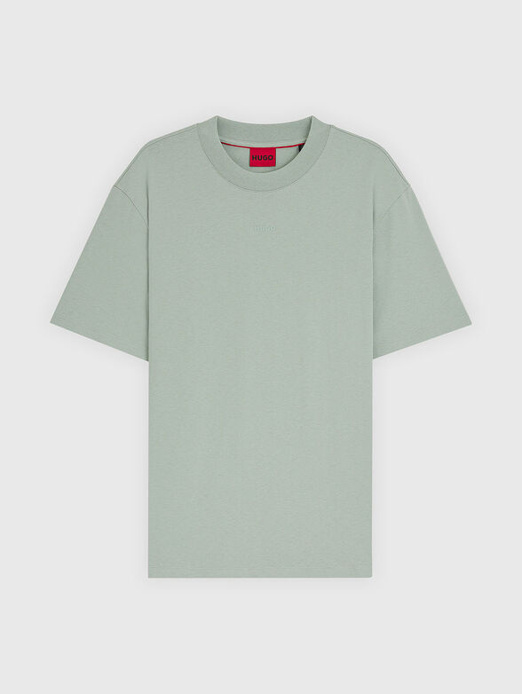 Oversized T-shirt with oval neckline - 1