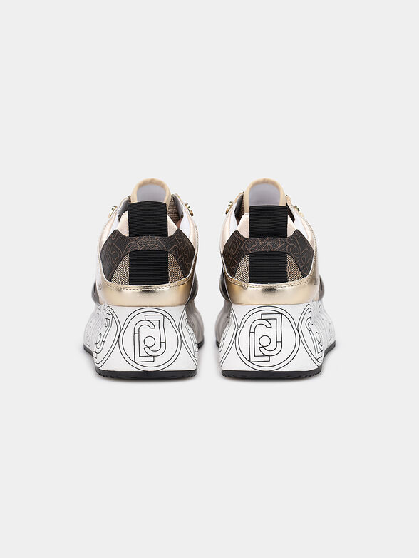 WONDER Platform sneakers with logo print - 4