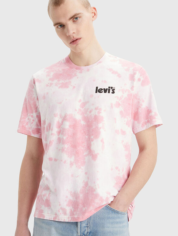 Pink T-shirt with logo element - 3